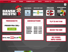 Tablet Screenshot of danskbilsyn.dk